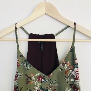Floral Strappy Sundress A Line